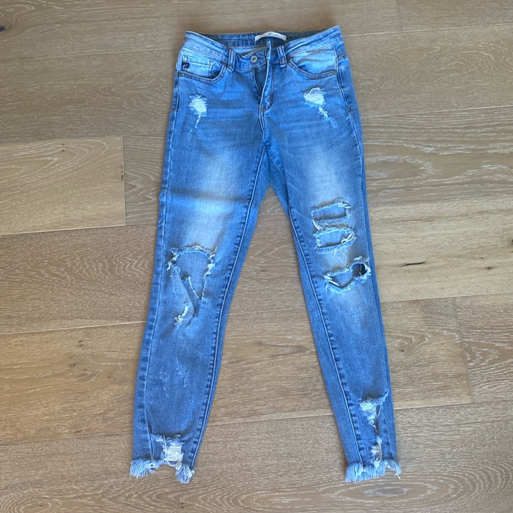 Vici Kancan stretch distressed skinny jeans size 26